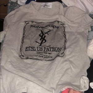 WOMEN AND MENS YSL shirt XL but runs small